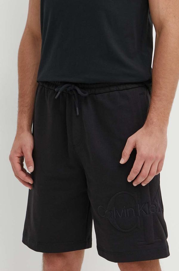 Calvin Klein Jeans Kratke hlače Calvin Klein Jeans moški, črna barva, J30J325134