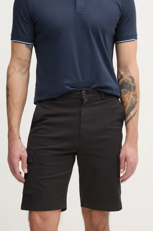 Calvin Klein Kratke hlače Calvin Klein moške, črna barva, K10K114067