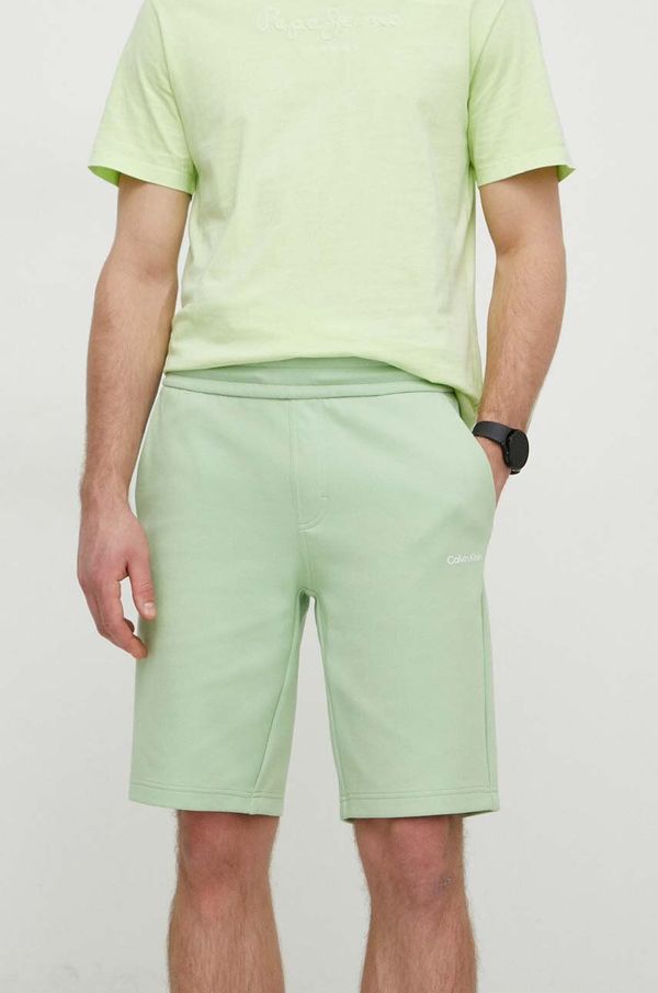 Calvin Klein Kratke hlače Calvin Klein moški, zelena barva