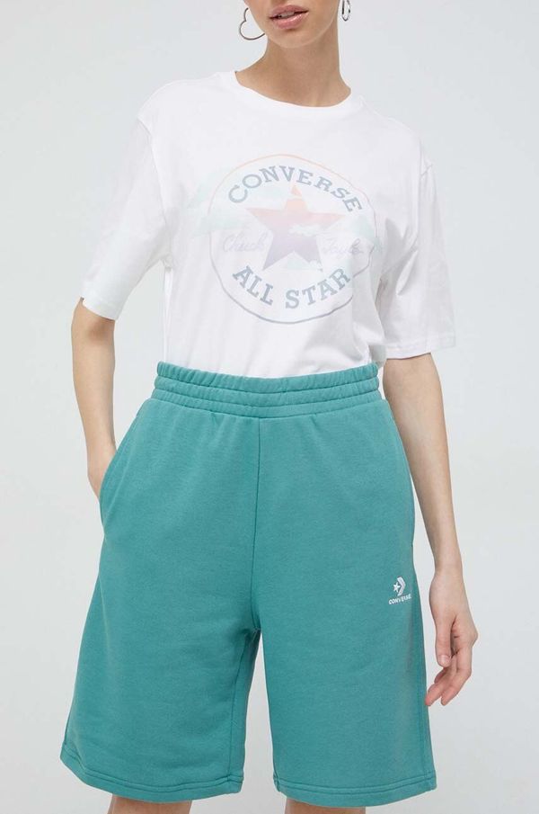 Converse Kratke hlače Converse turkizna barva
