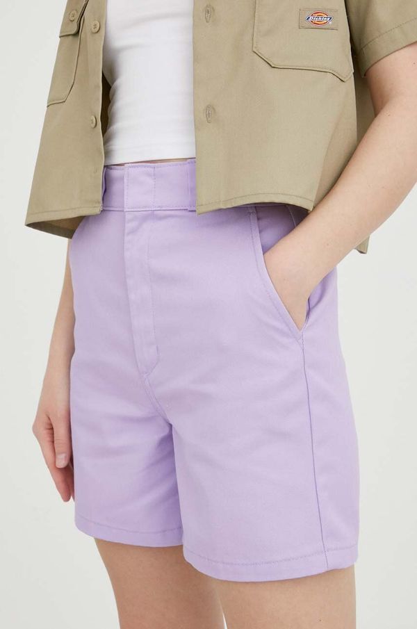 Dickies Kratke hlače Dickies ženski, vijolična barva
