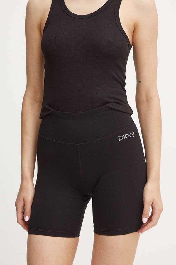 DKNY Kratke hlače Dkny ženske, črna barva, DP4S5218