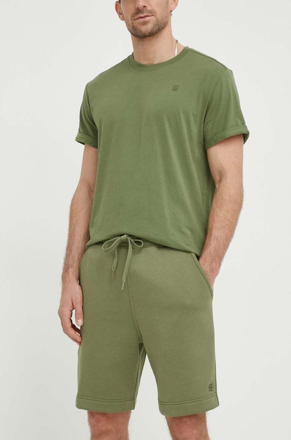 G-Star Raw Kratke hlače G-Star Raw moški, zelena barva