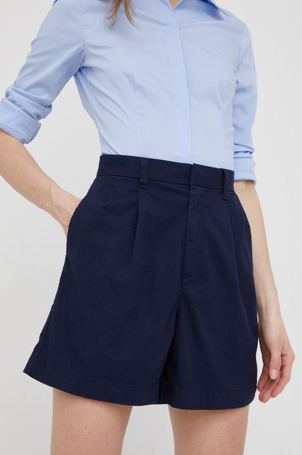 Gap Kratke hlače GAP ženske, mornarsko modra barva