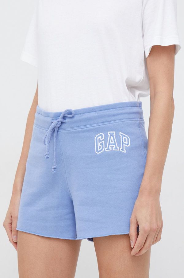 Gap Kratke hlače GAP ženski, vijolična barva,