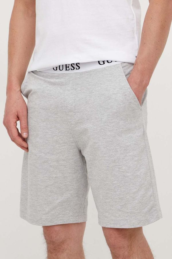 Guess Kratke hlače Guess moški, siva barva