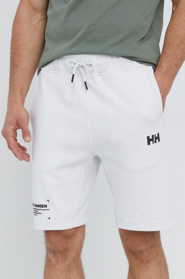 Helly Hansen Kratke hlače Helly Hansen moški, bela barva