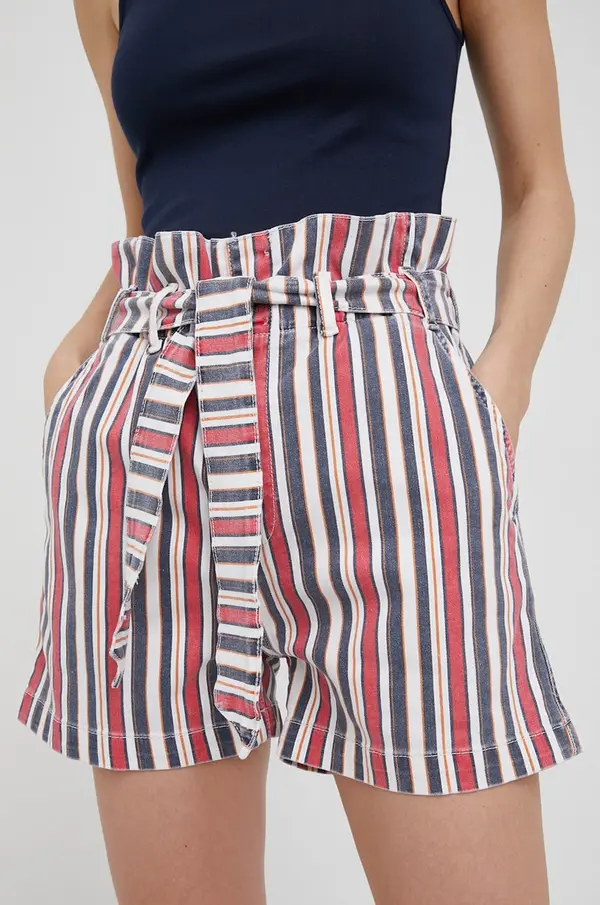 Pepe Jeans Kratke hlače iz jeansa Pepe Jeans Phoebe Stripe