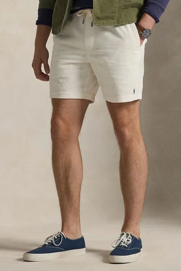 Polo Ralph Lauren Kratke hlače iz rebrastega žameta Polo Ralph Lauren