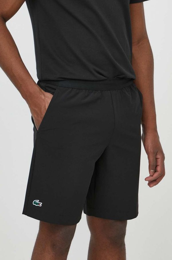 Lacoste Kratke hlače Lacoste moški, črna barva