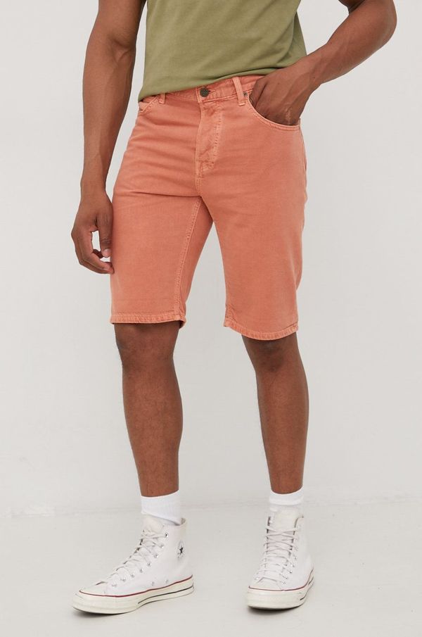 Lee Kratke hlače Lee moške, oranžna barva