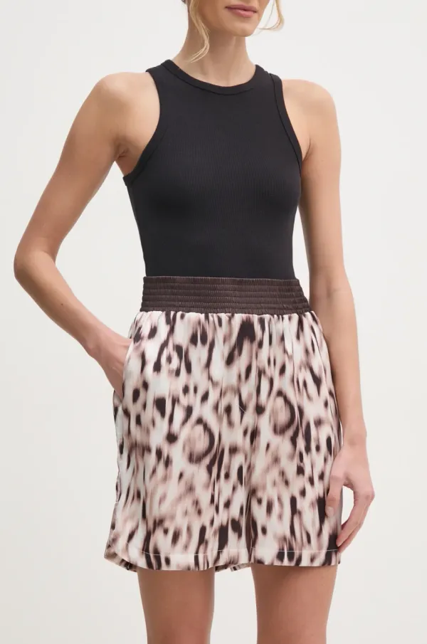 Liu Jo Kratke hlače Liu Jo ženske, bež barva, TA5198 TS964