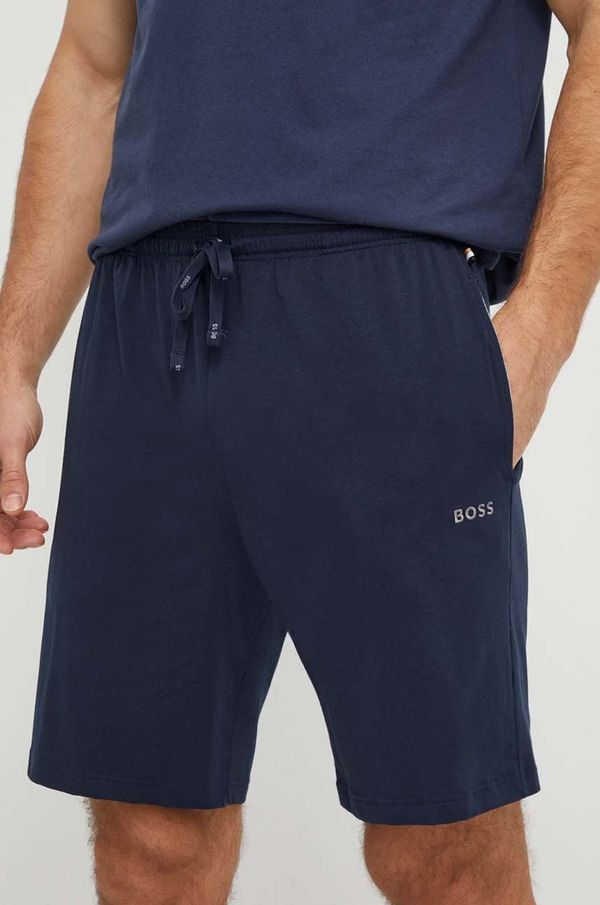 Boss Kratke hlače lounge BOSS mornarsko modra barva