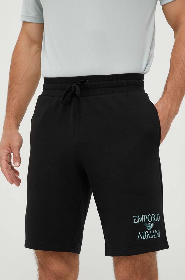 Emporio Armani Underwear Kratke hlače lounge Emporio Armani Underwear črna barva