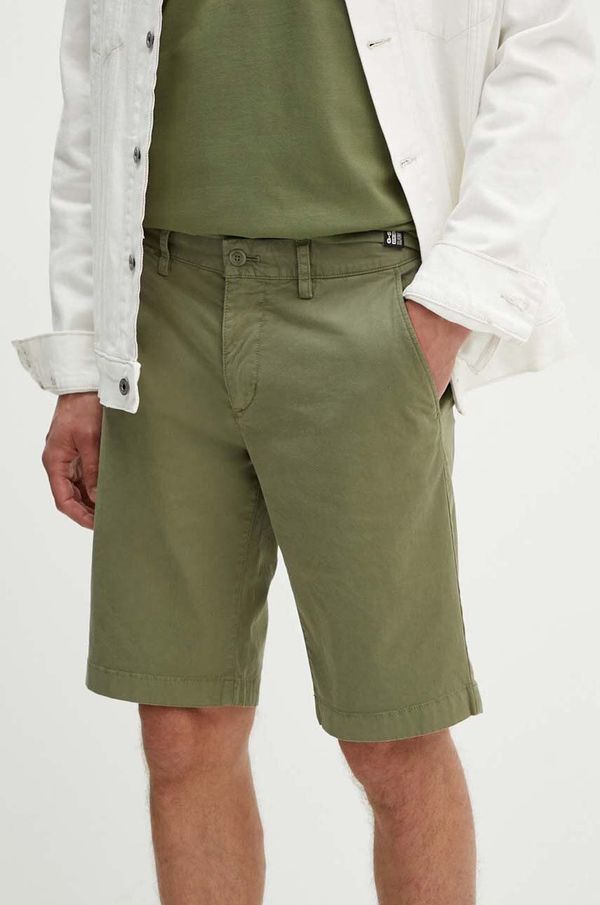 Marc O'Polo Kratke hlače Marc O'Polo moške, zelena barva, M23002915036