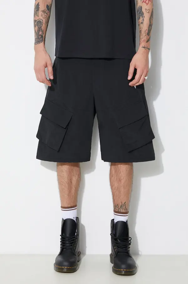 Marcelo Burlon Kratke hlače Marcelo Burlon Cross Nylon Cargo Shorts