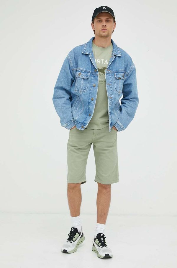 Mustang Kratke hlače Mustang moški, zelena barva