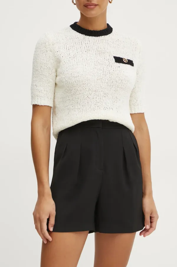 Patrizia Pepe Kratke hlače Patrizia Pepe ženske, črna barva, 8P0697 A545