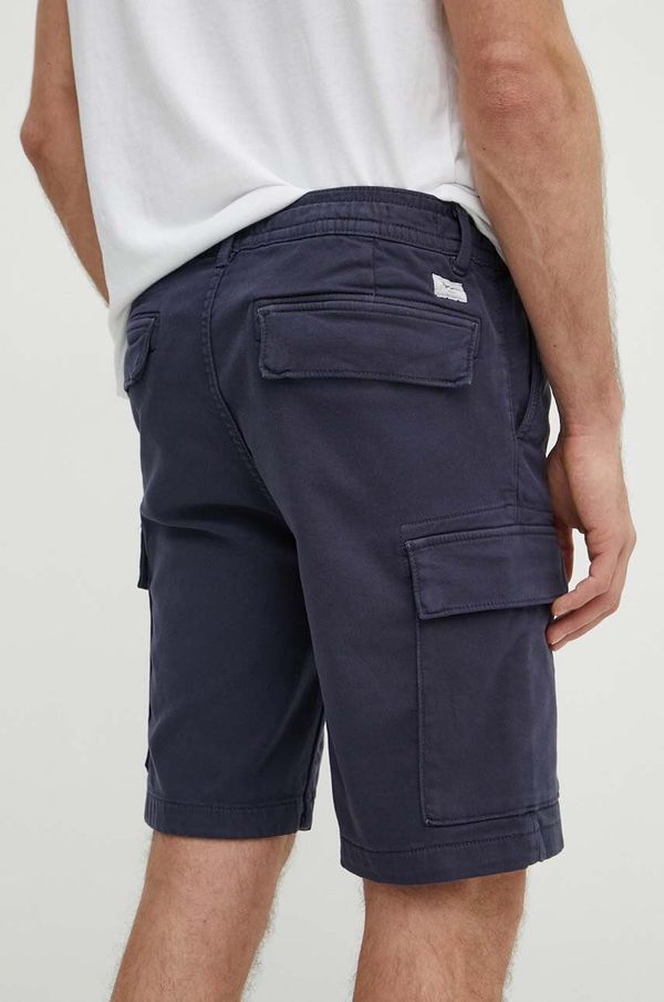 Pepe Jeans Kratke hlače Pepe Jeans GYMDIGO CARGO moške, mornarsko modra barva, PM801077