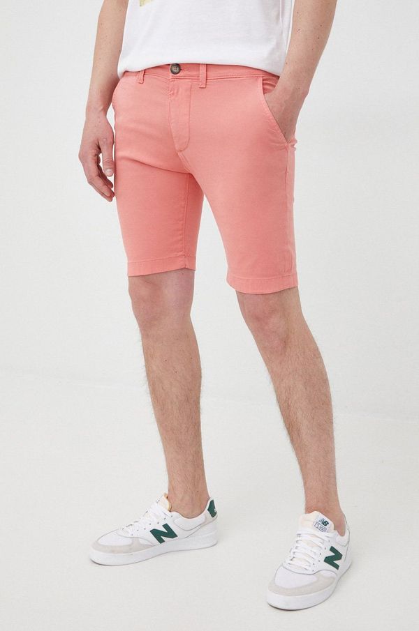 Pepe Jeans Kratke hlače Pepe Jeans Mc Queen Short moške, oranžna barva