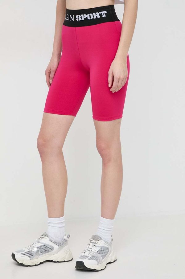 Plein Sport Kratke hlače PLEIN SPORT ženski, roza barva