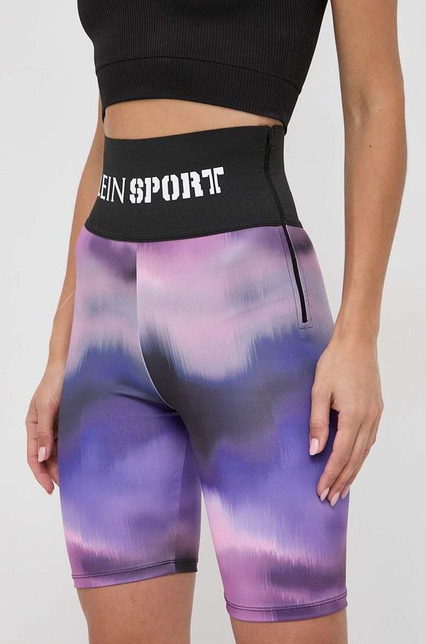 Plein Sport Kratke hlače PLEIN SPORT ženski, vijolična barva