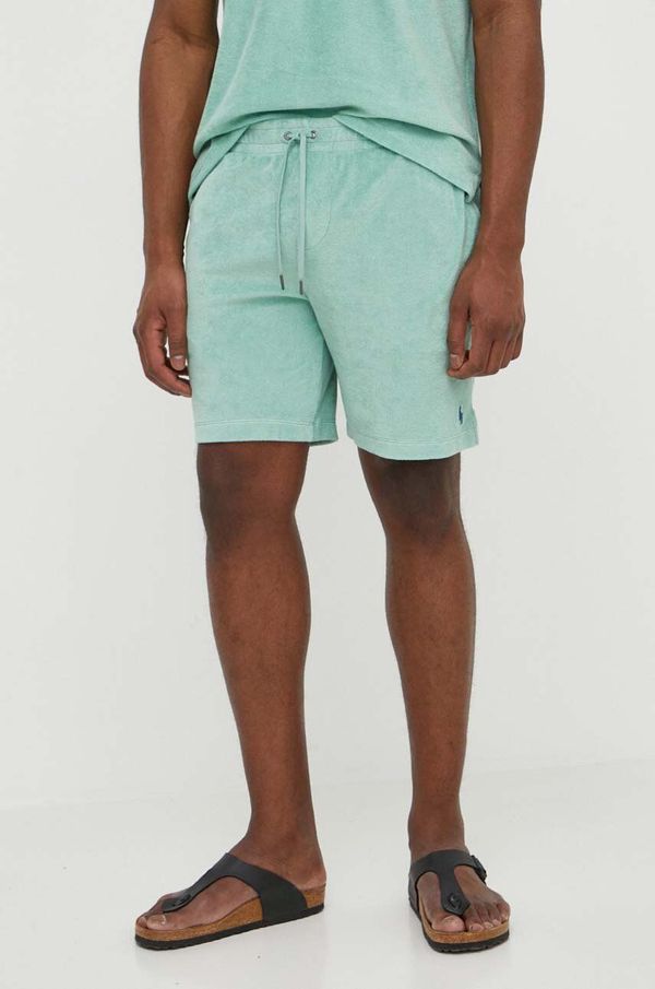 Polo Ralph Lauren Kratke hlače Polo Ralph Lauren moški, zelena barva