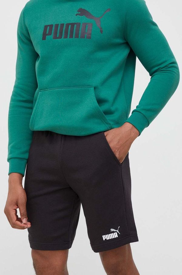 Puma Kratke hlače Puma moški, črna barva
