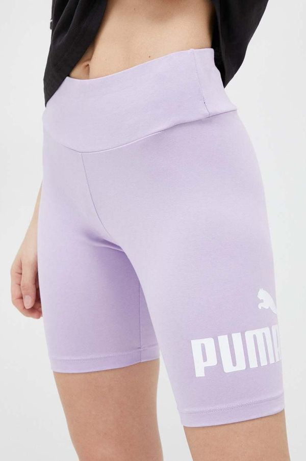 Puma Kratke hlače Puma ženski, vijolična barva