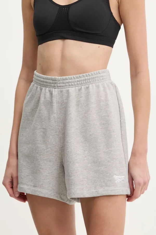 Reebok Classic Kratke hlače Reebok Classic ženske, siva barva, 100221536