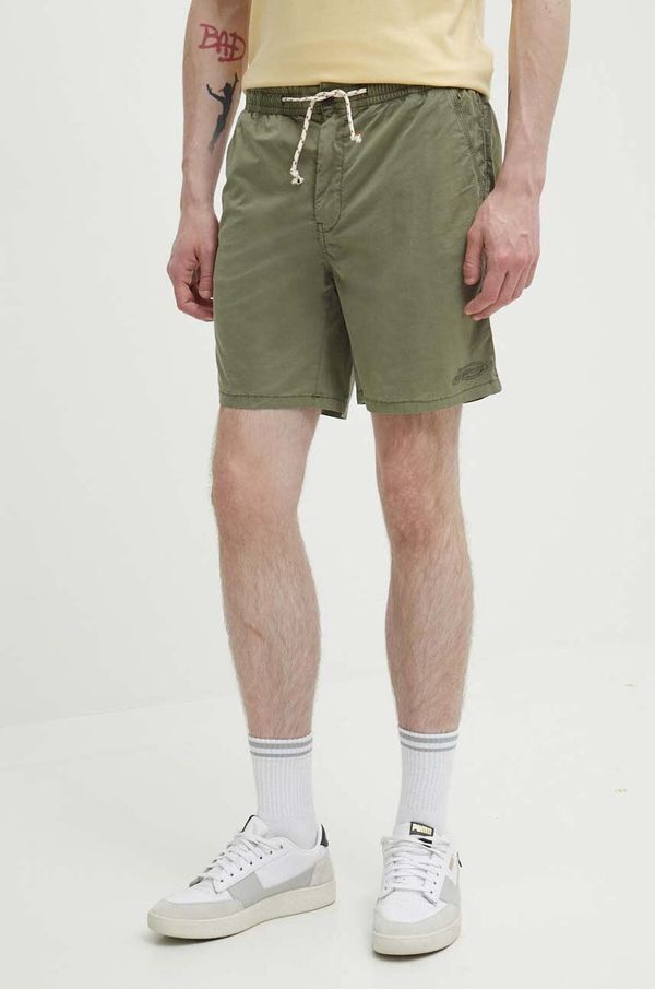 Superdry Kratke hlače Superdry moški, zelena barva