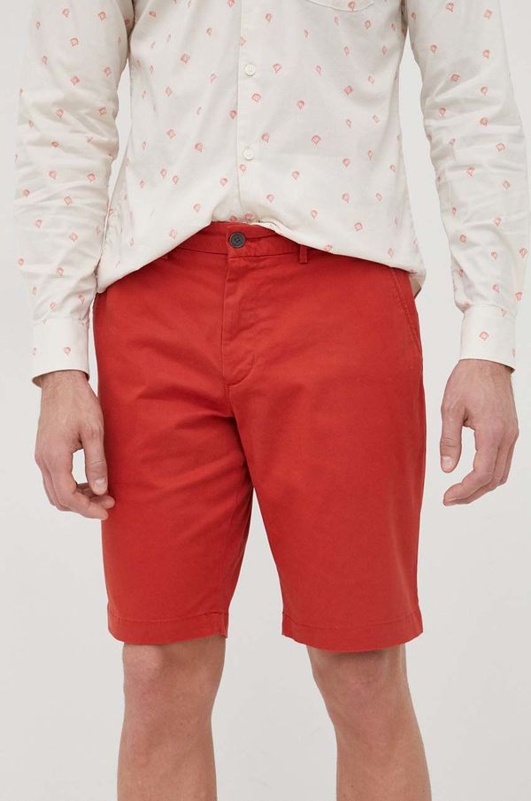 Tommy Hilfiger Kratke hlače Tommy Hilfiger Harlem 1985 moške, rdeča barva