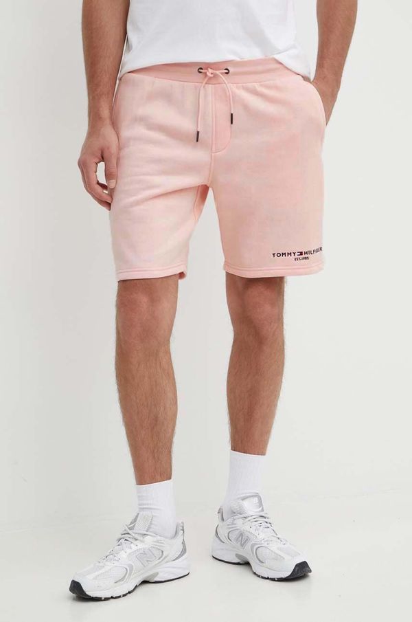 Tommy Hilfiger Kratke hlače Tommy Hilfiger moški, roza barva