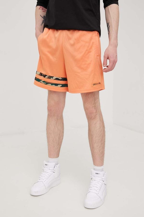 Unfair Athletics Kratke hlače Unfair Athletics moške, oranžna barva