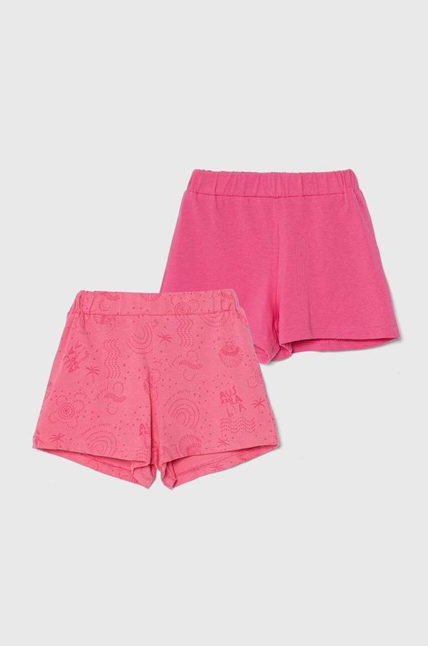 Zippy Kratke hlače za dojenčka zippy 2-pack roza barva