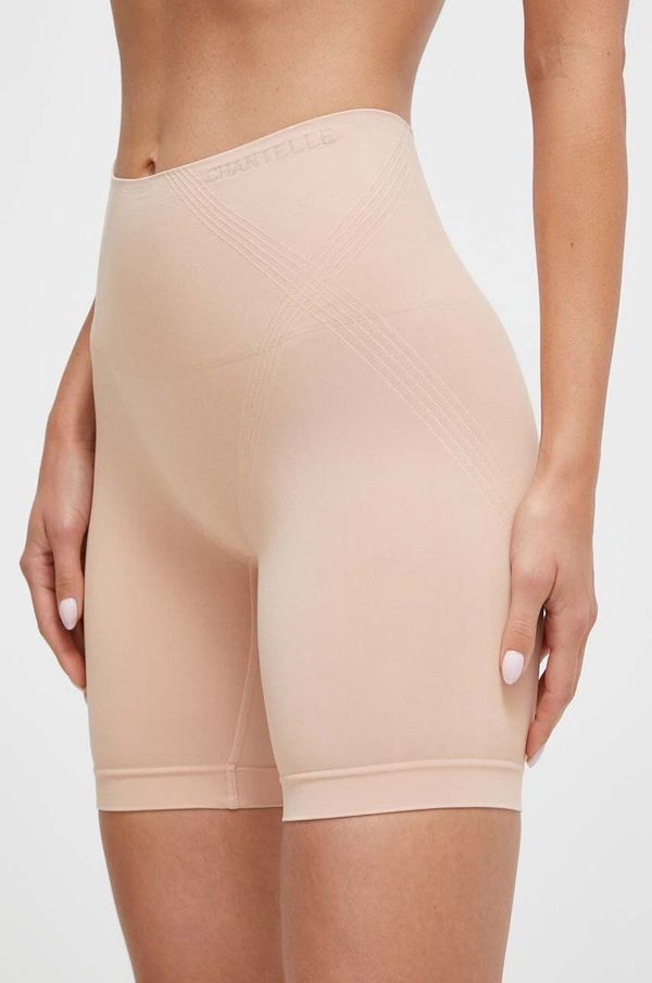 Chantelle Kratke hlače za oblikovanje postave Chantelle SOFT STRETCH ženski, bež barva