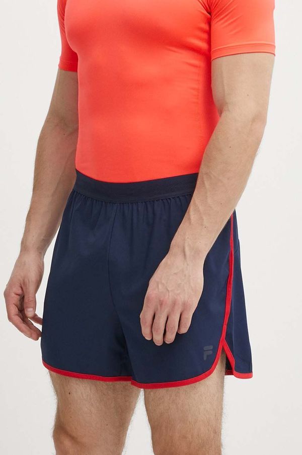 Fila Kratke hlače za tek Fila Roverto mornarsko modra barva, FAM0628