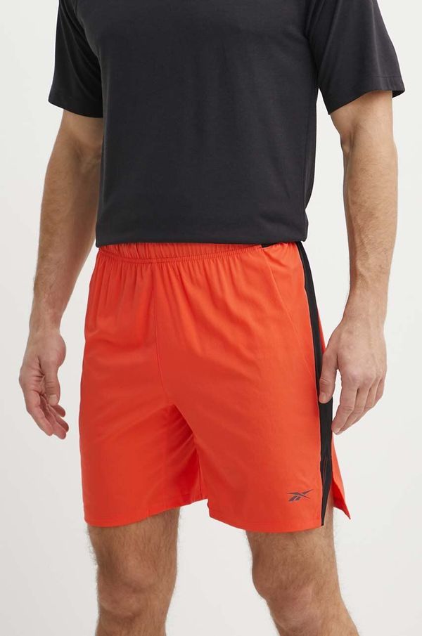 Reebok Kratke hlače za tek Reebok Speed 4.0 oranžna barva, 100075608