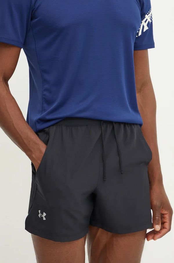 Under Armour Kratke hlače za tek Under Armour Launch Unlined črna barva, 1382619