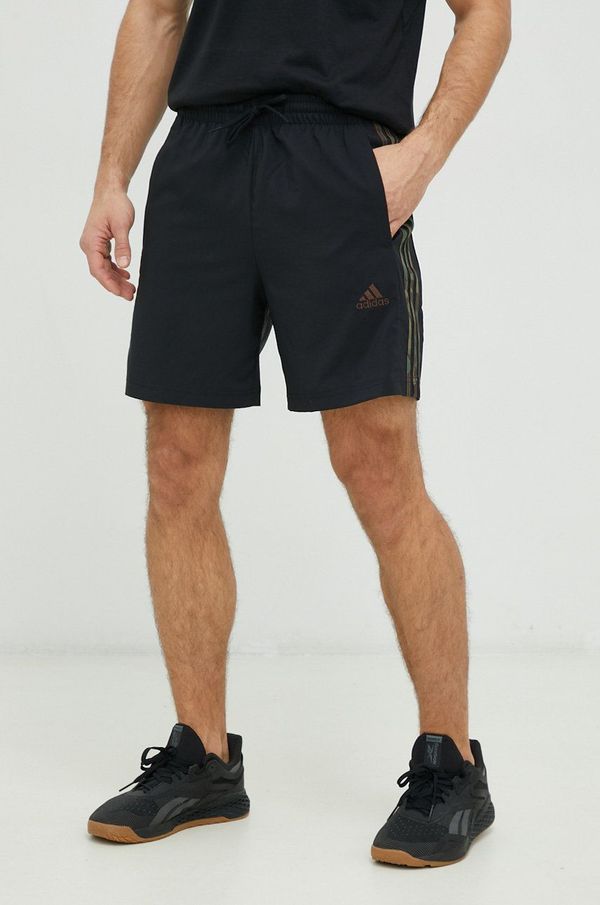 adidas Kratke hlače za vadbo adidas Essentials Chelsea moške, črna barva