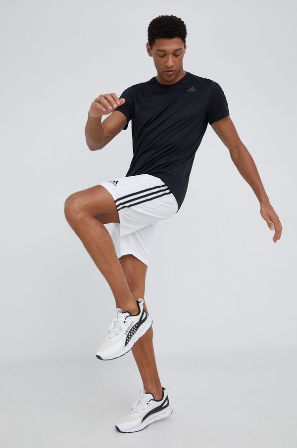 adidas Performance Kratke hlače za vadbo adidas Performance Squad 21 moške, bela barva