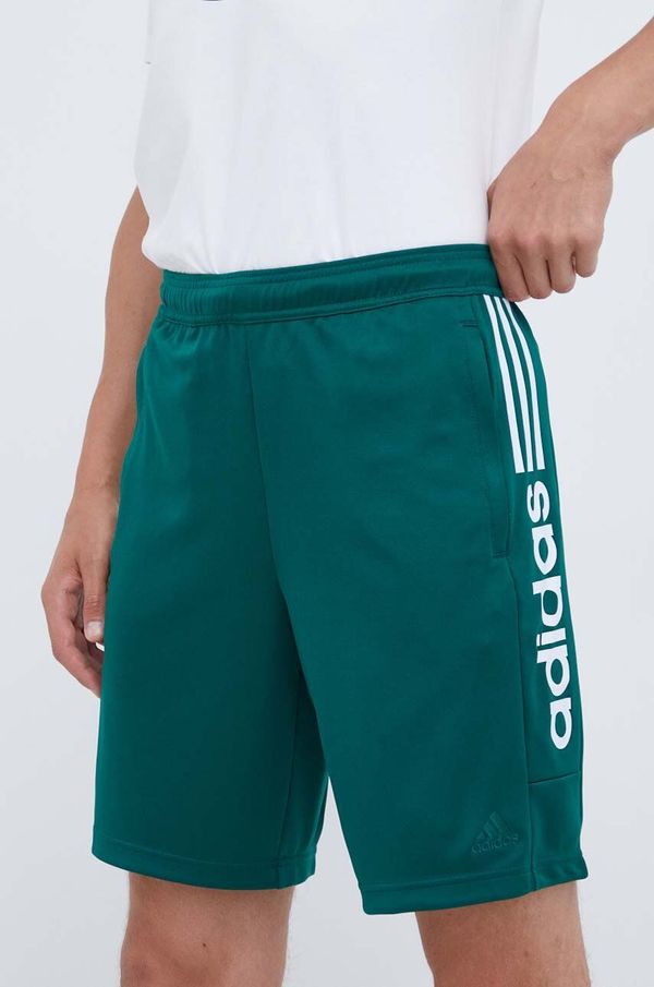 adidas Kratke hlače za vadbo adidas Tiro zelena barva