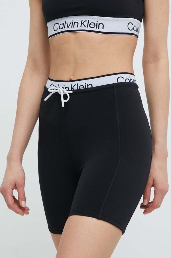 Calvin Klein Performance Kratke hlače za vadbo Calvin Klein Performance črna barva