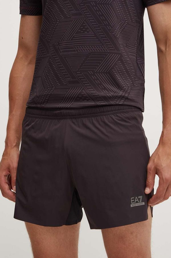 EA7 Emporio Armani Kratke hlače za vadbo EA7 Emporio Armani črna barva, PNDDZ.6DPS03