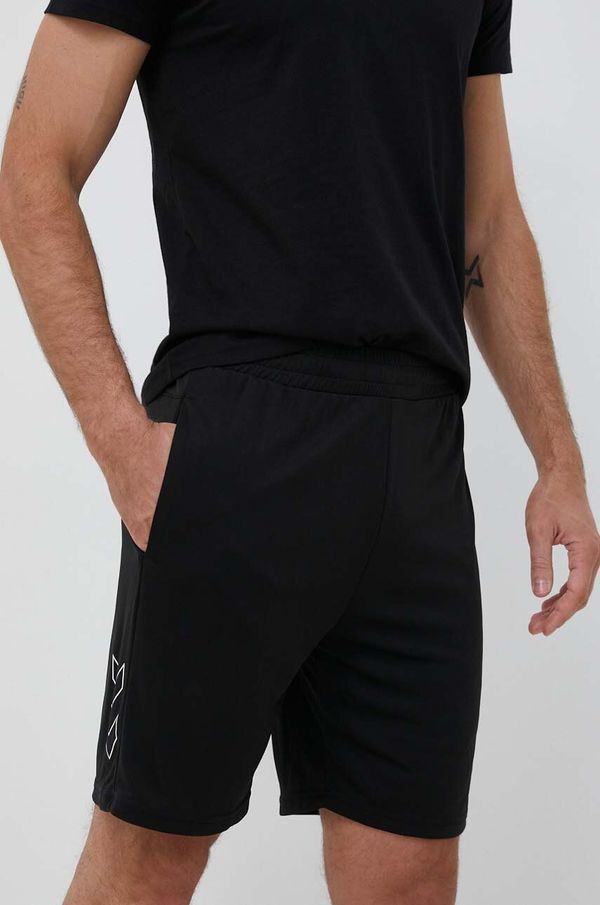 Hummel Kratke hlače za vadbo Hummel Flex Mesh črna barva