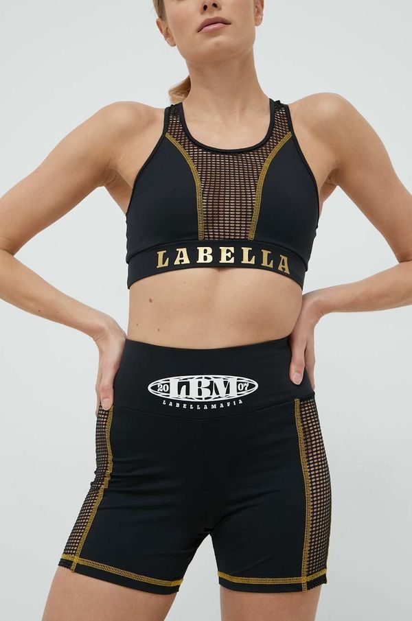 Labellamafia Kratke hlače za vadbo LaBellaMafia Boxer ženske, črna barva