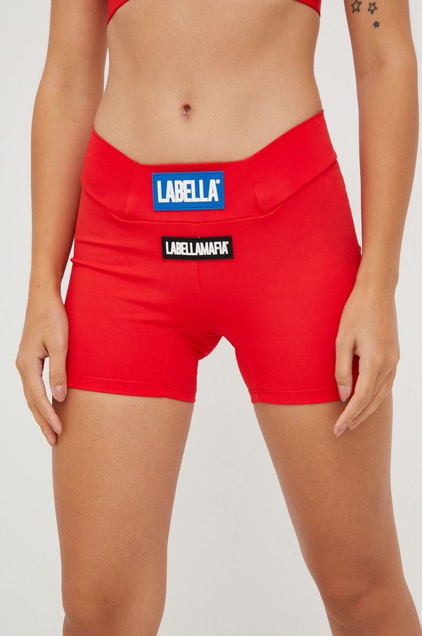 Labellamafia Kratke hlače za vadbo LaBellaMafia Go On ženske, rdeča barva