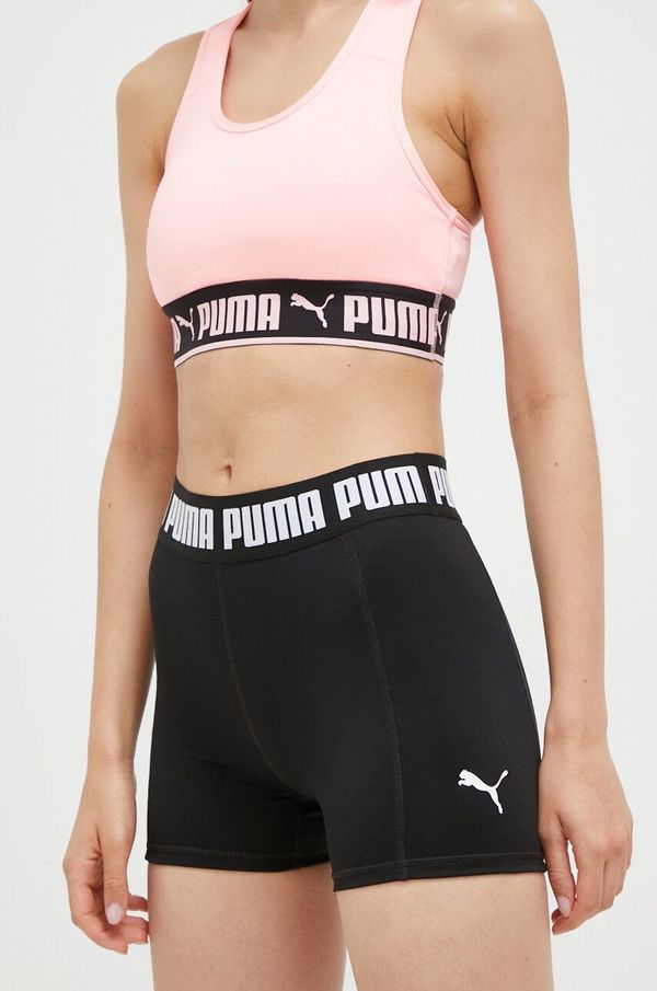 Puma Kratke hlače za vadbo Puma Strong črna barva