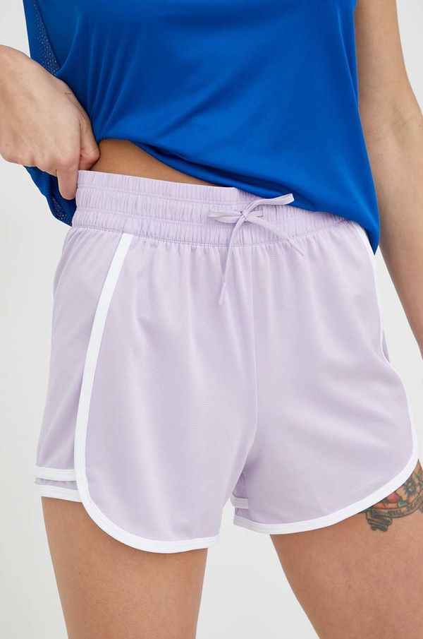 Reebok Kratke hlače za vadbo Reebok Workout Ready ženske, vijolična barva