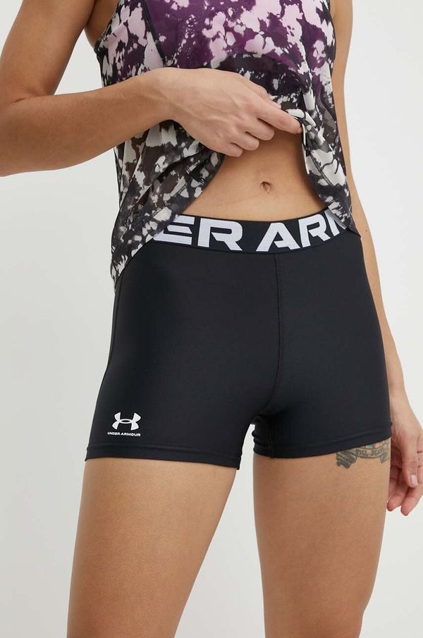 Under Armour Kratke hlače za vadbo Under Armour Authentics črna barva